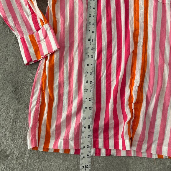 Beach Riot 100% Cotton Swimsuit Coverup Long Sleeve Shirt Large XL - Picture 4 of 5